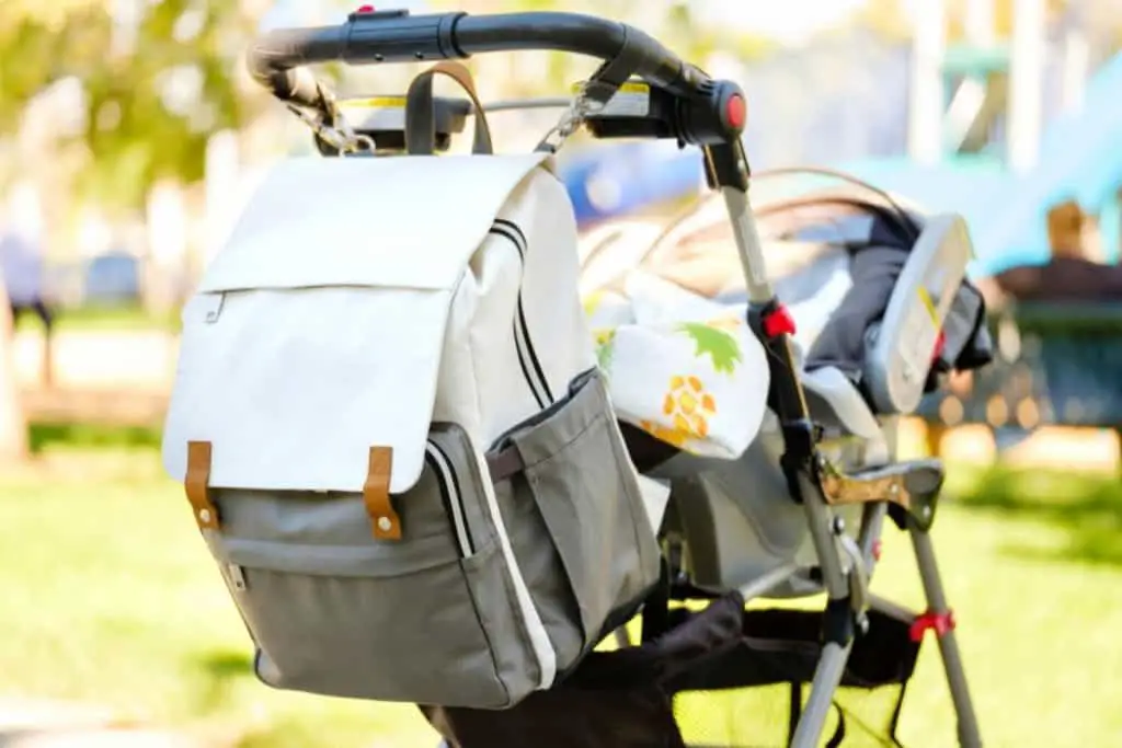 Traveling with Cloth Diapers in a Stroller