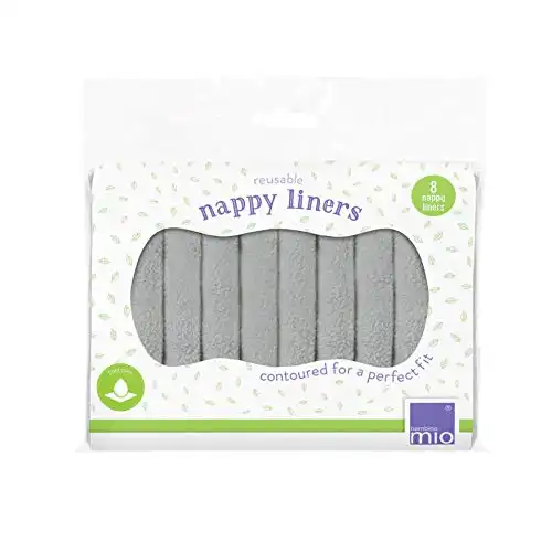 Bambino Mio Reusable Diaper Liners, 8 Pack