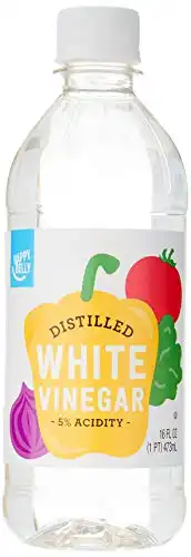 Amazon Brand - Happy Belly White Distilled Vinegar, 16 Fl Oz